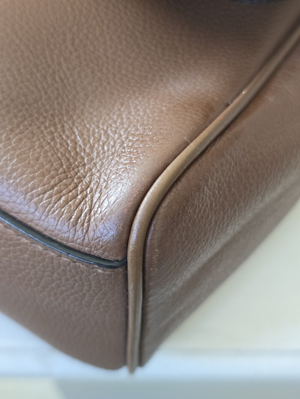 Coach Houston Map Leather Messenger Bag - Picture 12 of 16